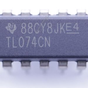 TL074CN OPAMP,  QUAD JFET,  DIP14