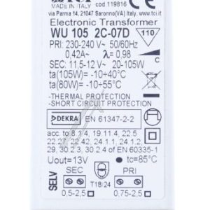 WU105 2C-07D AFCTRASFOTCI001 LED-NETZTEIL