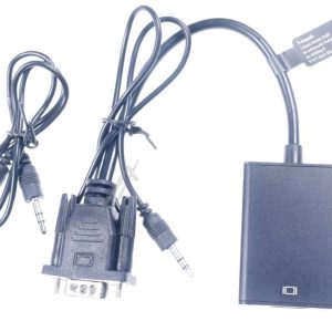 VGA ADAPTER,  HDMI-A VROUWELIJK,  1080P,  15CM