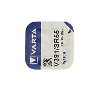 V391 SR55 KNOOPCEL 1,55V-40MA. 11,6X2,1MM. ZILVEROXIDE VARTA